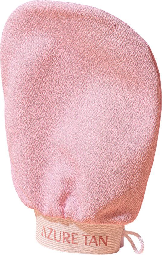Azure Tan Asap Nails & Beauty Supply Exfoliator Mitt, Azure Tan, Roze
