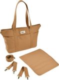 Béaba Luiertas Madrid – Verzorgingstas met 11 Vakken – Inclusief Verschoningsmatje & Isothermisch Vak - 22L Tote Bag - Beige