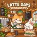 Latte Days: A Cozy Coloring Book for Adults & Teens Featuring Café & Coffee Time