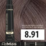 Femmas Haarverf Lichtblond Koel Kastanje - 100ml