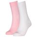 PUMA Lot de 2 paires de chaussettes Femme, Rose, 39/42