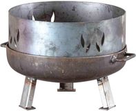Merkloos / Sans marque Famanu Mini vuurkorf, 30x25x12 cm - staal, geschikt voor de tuin