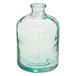 Atmosphera Colmar bloemenvaas - Apotheker Fles model - transparant - gerecycled glas - 20 x 12 cm
