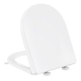 YEAUPE PRO WC-bril D-vorm met Softclose, Wit