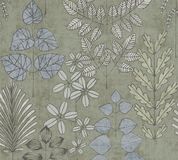 A.S. Création Nordic Feeling Vliesbehang - Planten & Bladeren - Retro - Groen Blauw Grijs - 10.05m x 0.53m