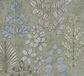 A.S. Création Nordic Feeling Vliesbehang - Planten & Bladeren - Retro - Groen Blauw Grijs - 10.05m x 0.53m
