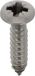 Plaatschroeven, roestvrij staal, A4, verzonken kop, gewelfd, Pozidrive, 3,9 mm x 19 mm, DIN 7983, 20 stuks