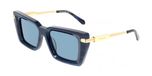 Ferragamo SF2089S Blue horn 52/18/140 Vrouwen Zonnebril