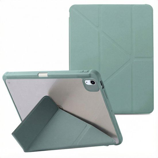 imoshion Tablet Hoes - Geschikt voor Apple iPad Pro 11 (2022/2021/2020/2018) / Air 5 (2022) / Air 4 (2020) - Bookcase - Donkergroen