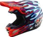 Troy Lee Designs SE5 Composite MIPS Overspray Motocrosshelm - Paars/wit - XS