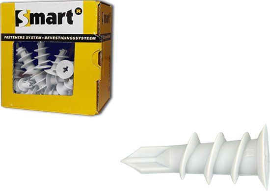 pgb-Europe SMART | Zelfb. gipskartonplug Ø 13x32 PA6 | 50 st