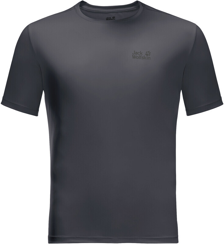 Jack Wolfskin Tech T-shirt Heren, ebony S 2020 T-shirts