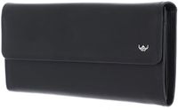 Golden Head Leren portemonnee Polo RFID Protect Damenbörse 2088 Schwarz zwart
