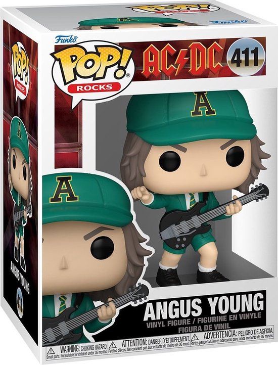 Funko Pop! Rocks: AC/DC Angus Young (Green Outfit) #411