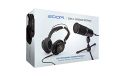 Zoom ZDM-1 Podcast Mic Pack, Podcast dynamische microfoon, hoofdtelefoon, statief, voorruit, XLR-kabel, voor het opnemen van podcasts