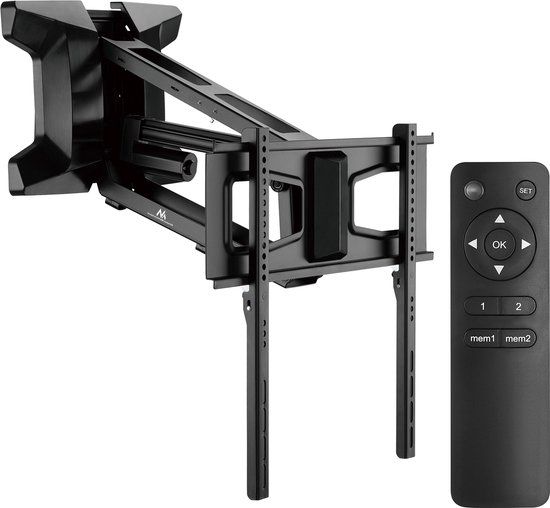 Maclean Elektrische TV-muurbeugel 37-70 inch Zwart