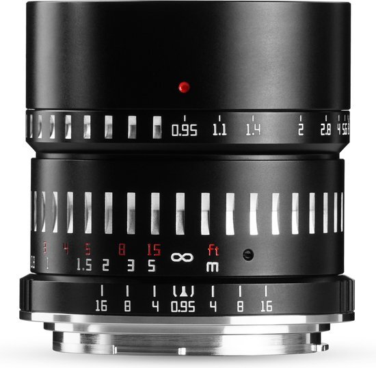 TT Artisan - Cameralens - 50mm F/0.95 APS-C for Leica/sigma L-mount, black + silver