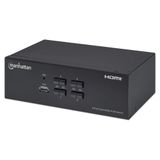 Manhattan 153539 KVM-switch Zwart