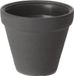 Prosperplast Plantenpot/bloempot Classic Garden - buiten/binnen - kunststof - antraciet - D30 x H31 cm