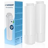 Wessper Koelkastwaterfilter, vervanging waterfilter 67003523 67003526, compatibel met LG, Maytag, Amana, Gaggenau koelkast, actieve koolstoffilter, 2 stuks