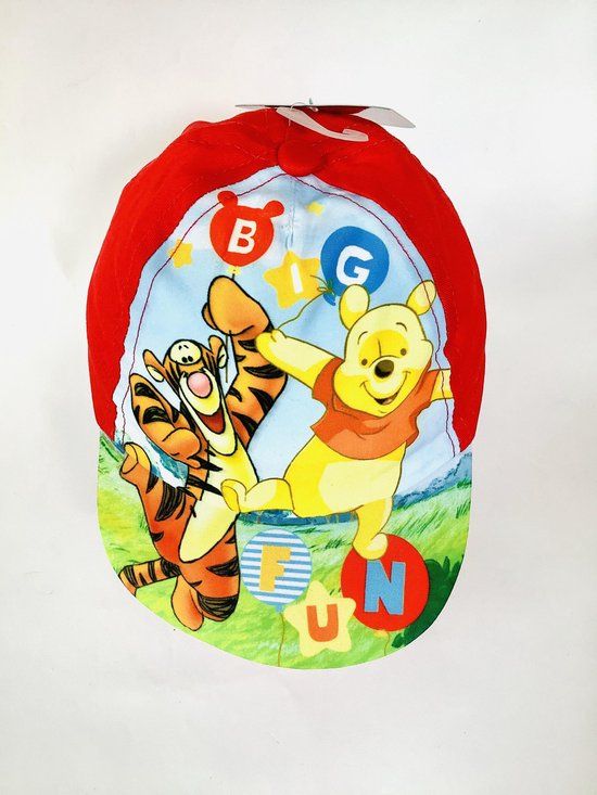 Disney Winnie The Pooh Baby Baseball Cap - Red - 86/92 (12-24 months)