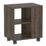 Bijzettafel, Walnoot Bijzettafel, 100% melamine gecoate spaanplaat