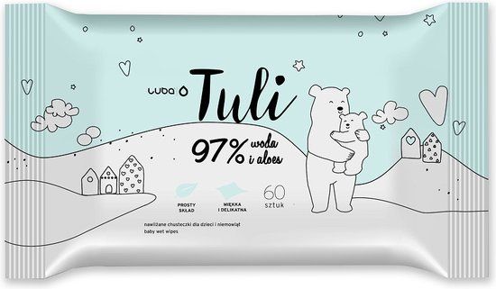 Tuli Vochtige Baby & Kind Doekjes - 60 stuks