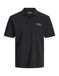 JACK & JONES Polo Homme Noir Coton M