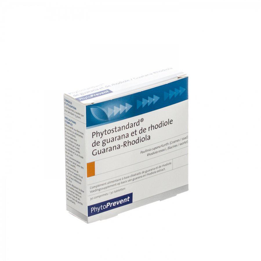 Phytostandard Guarana rhodiola Tabletten 30 stuks