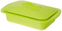 Ibili Rechthoekige Stoomkoker 15x24x5 Cm Geel