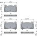 Bosch Kit de plaquettes de frein, frein à disque 0 986 424 388 Ford 2003984