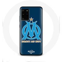 Maniacase Hoesjes voor Samsung Galaxy S11 Plus Olympique de Marseille OM blauw logo
