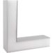 Efectoled - Jonction L pour barre linéaire LED Turner 8W 6000K Argent Blanc froid