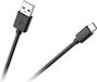 Merkloos Cabletech USB 2.0 A naar USB-C kabel, 1.5m, katoenomvlochten