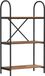 vidaXL - Boekenplank - 3-laags - 60 x 30 x 109 cm - Bewerkt hout - Oudhout