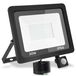 Projecteur LED 30W, 3000 lumen, blanc froid, IP66, avec détecteur de mouvement