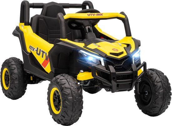 AIYAPLAY Elektrische UTV Kinderen 12V Geel