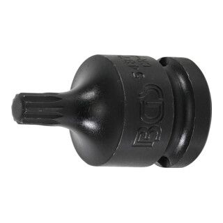 BGS Kracht dopsleutelbit - 12,5 mm (1/2") - Veeltand (XZN) M8 - 1 stuk