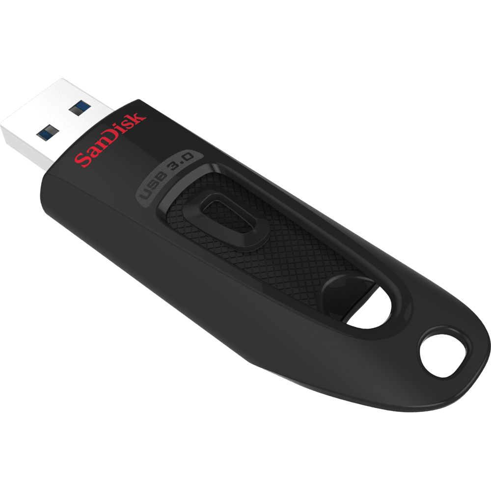 SanDisk ULTRA USB Flash Drive 32GB - USB 3.2 Gen 1 (3.1 Gen 1) - Black