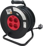 Benson Bellson Kabelhaspel 40 meter - 4 stopcontacten - 3000W - Wit