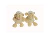 Gerkimex Pluche schaap soft 12cm met sleutelring