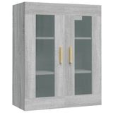 vidaXL Bovenkast - 69,5x34x90 cm - Grijs Sonoma