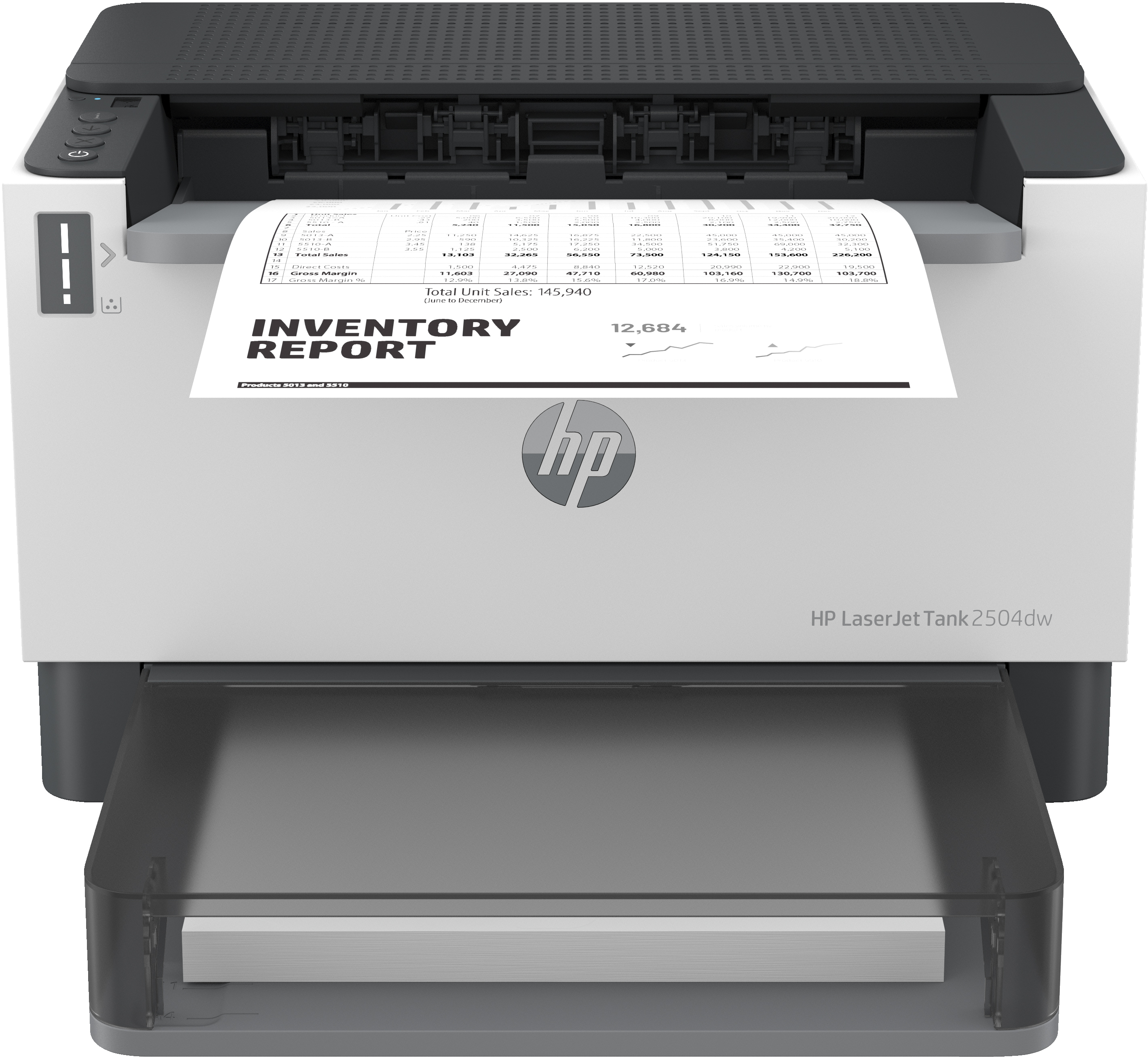 HP HP LaserJet Tank 2504dw printer, Zwart-wit, Printer voor Bedrijf, Print, Dubbelzijdig printen