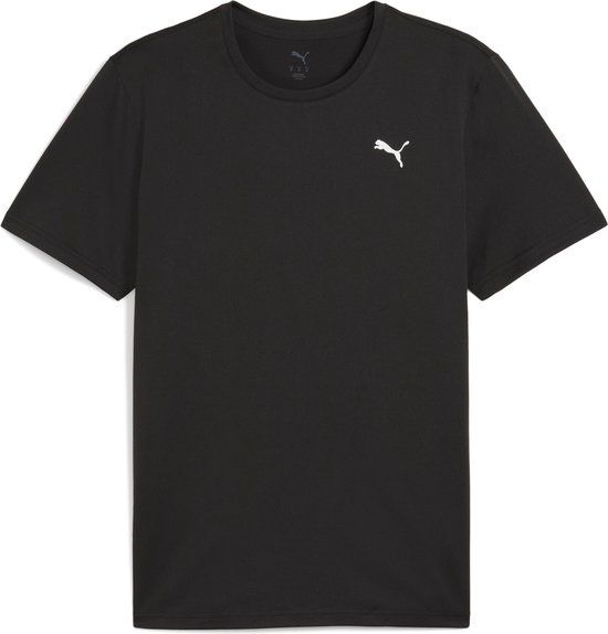 PUMA M TAD ESSENTIALS SOLID CAT TEE Heren sportshirt - Puma Black