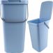 StarTech Afvalbak - 25 liter - Met deksel - Voor afvalscheiding - Blauw