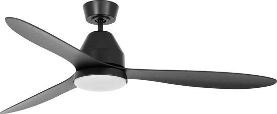 Beacon Plafondventilator Whitehaven Zwart incl. LED Ø 142cm