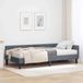 Maison Exclusive - Lit d'angle avec matelas, 2 pièces. Gris foncé, 90 x 200 cm, en velours