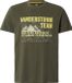 Jan Vanderstorm heren T-shirt - 76/78 - olijf - Plus Size