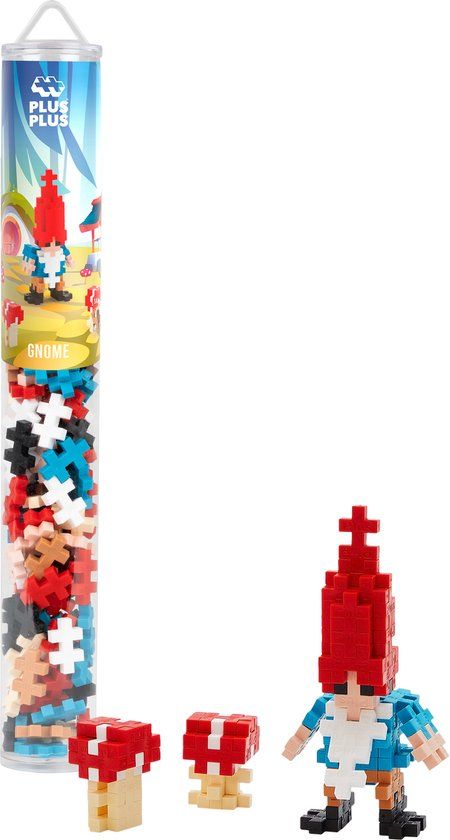Plus-Plus Kabouter 100 delige bouwset Tube - 4308