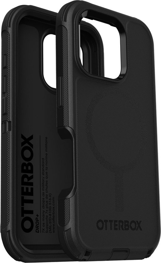 Otterbox - Defender Mag iPhone 16 Pro Hoesje - zwart